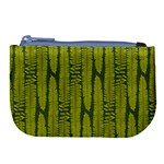 Fern Texture Nature Leaves Large Coin Purse