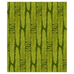 Fern Texture Nature Leaves Drawstring Pouch (XS) from ArtsNow.com Front