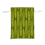 Fern Texture Nature Leaves Lightweight Drawstring Pouch (S)