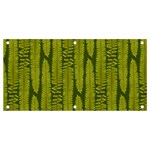 Fern Texture Nature Leaves Banner and Sign 4  x 2 