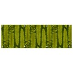 Fern Texture Nature Leaves Banner and Sign 9  x 3 