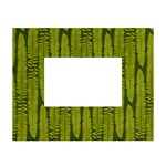 Fern Texture Nature Leaves White Tabletop Photo Frame 4 x6 