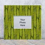 Fern Texture Nature Leaves White Wall Photo Frame 5  x 7 