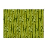 Fern Texture Nature Leaves Crystal Sticker (A4)