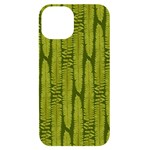 Fern Texture Nature Leaves iPhone 14 Black UV Print Case