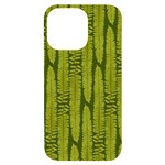 Fern Texture Nature Leaves iPhone 14 Pro Max Black UV Print Case