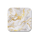 Marble Pattern Rubber Square Coaster (4 pack)