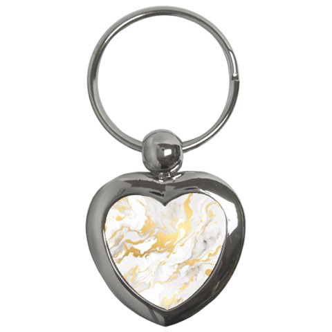 Marble Pattern Key Chain (Heart) from ArtsNow.com Front