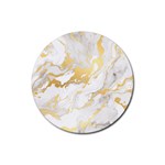 Marble Pattern Rubber Round Coaster (4 pack)