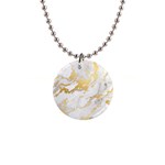 Marble Pattern 1  Button Necklace