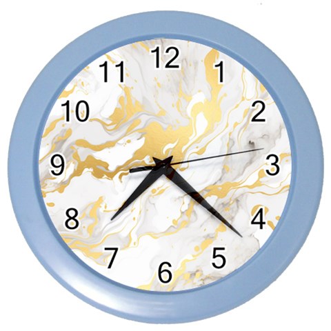 Marble Pattern Color Wall Clock from ArtsNow.com Front