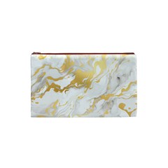 Marble Pattern Cosmetic Bag (Small) from ArtsNow.com Front