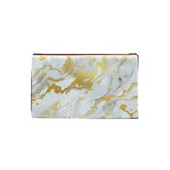 Marble Pattern Cosmetic Bag (Small) from ArtsNow.com Back