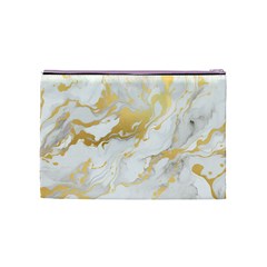 Marble Pattern Cosmetic Bag (Medium) from ArtsNow.com Back