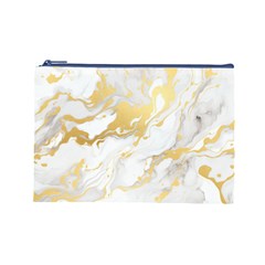 Marble Pattern Cosmetic Bag (Large) from ArtsNow.com Front