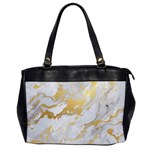 Marble Pattern Oversize Office Handbag