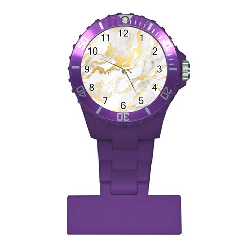 Marble Pattern Plastic Nurses Watch from ArtsNow.com Front