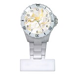 Marble Pattern Plastic Nurses Watch