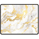 Marble Pattern Two Sides Fleece Blanket (Medium)