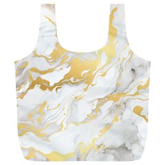 Marble Pattern Full Print Recycle Bag (XL) from ArtsNow.com Front