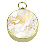 Marble Pattern Gold Compasses