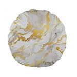 Marble Pattern Standard 15  Premium Flano Round Cushions