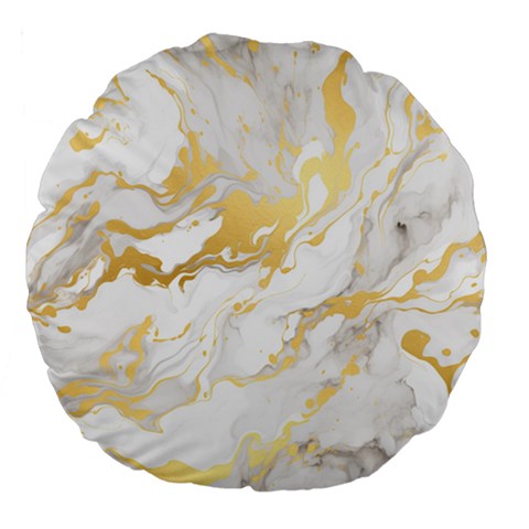 Marble Pattern Large 18  Premium Flano Round Cushions from ArtsNow.com Back