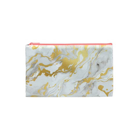 Marble Pattern Cosmetic Bag (XS) from ArtsNow.com Front