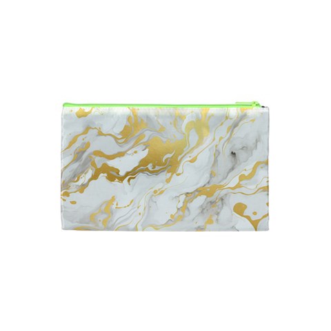 Marble Pattern Cosmetic Bag (XS) from ArtsNow.com Back