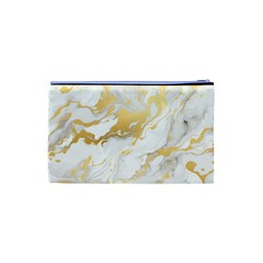 Marble Pattern Cosmetic Bag (XS) from ArtsNow.com Back