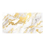 Marble Pattern Satin Wrap 35  x 70 