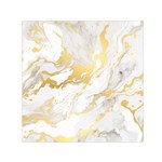 Marble Pattern Square Satin Scarf (30  x 30 )