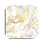 Marble Pattern Square Metal Box (Black)