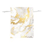 Marble Pattern Lightweight Drawstring Pouch (M)