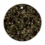 Camouflage Army Survival Uniform Ornament (Round)