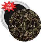 Camouflage Army Survival Uniform 3  Magnets (100 pack)