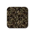 Camouflage Army Survival Uniform Rubber Coaster (Square)