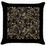 Camouflage Army Survival Uniform Throw Pillow Case (Black)