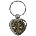 Camouflage Army Survival Uniform Key Chain (Heart)