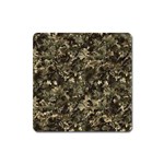 Camouflage Army Survival Uniform Square Magnet