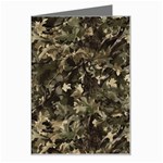 Camouflage Army Survival Uniform Greeting Card