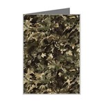 Camouflage Army Survival Uniform Mini Greeting Card