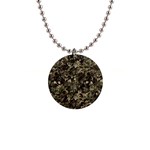 Camouflage Army Survival Uniform 1  Button Necklace