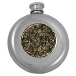 Camouflage Army Survival Uniform Round Hip Flask (5 oz)