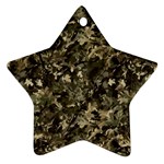 Camouflage Army Survival Uniform Star Ornament (Two Sides)