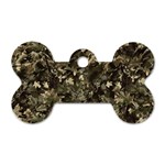 Camouflage Army Survival Uniform Dog Tag Bone (One Side)