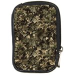 Camouflage Army Survival Uniform Compact Camera Leather Case