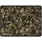 Camouflage Army Survival Uniform Fleece Blanket (Large)