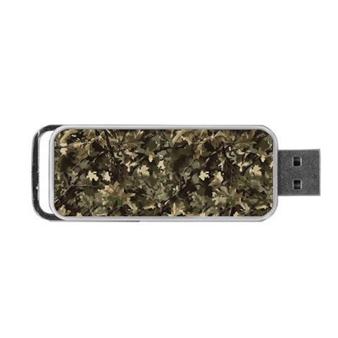 Camouflage Army Survival Uniform Portable USB Flash (One Side) from ArtsNow.com Front