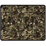 Camouflage Army Survival Uniform Two Sides Fleece Blanket (Medium)